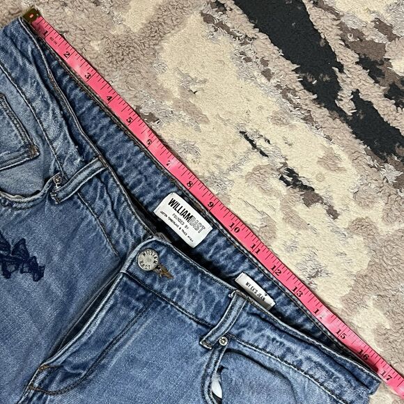 William Rast Jeans 30 Justin Timberlake Floral Embroidered All Over Patchwork - Picture 6 of 13